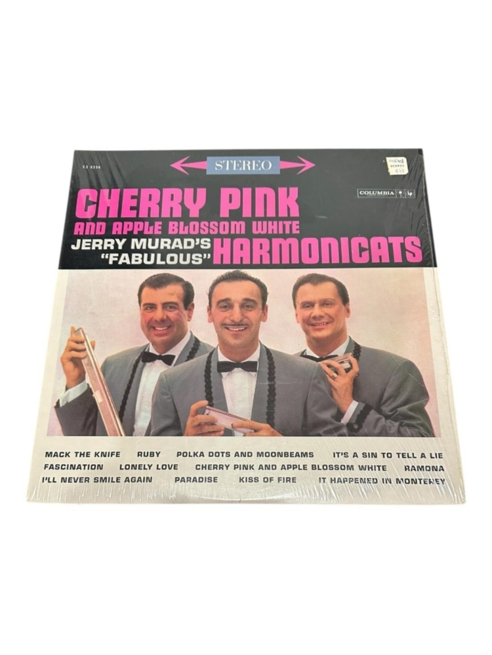 Vintage Jerry Murad's Harmonicats Vinyl LP Cherry Pink Apple Blossom White